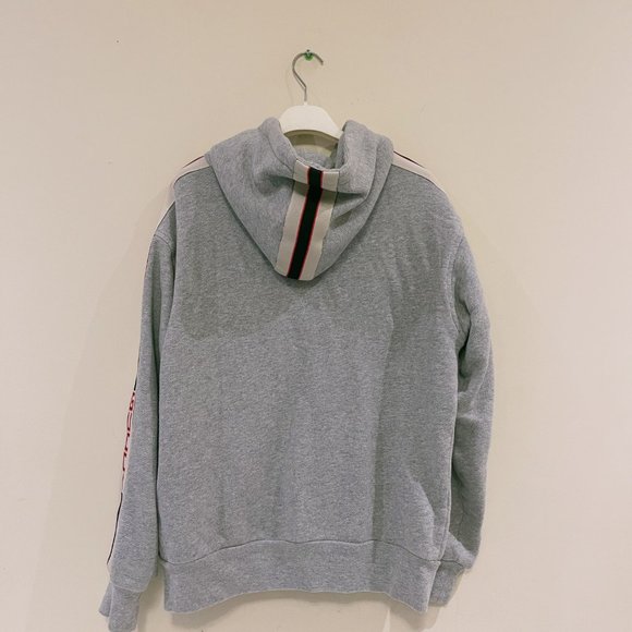 Gucci Stripe Zip Up Sweatshirt Sz M - Picture 6 of 9